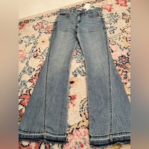 Artemis Design Co. Classic Blue Wide Leg Jeans